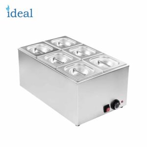 Bain Marie Ideal IB-6 — 6 posuda GN 1/3