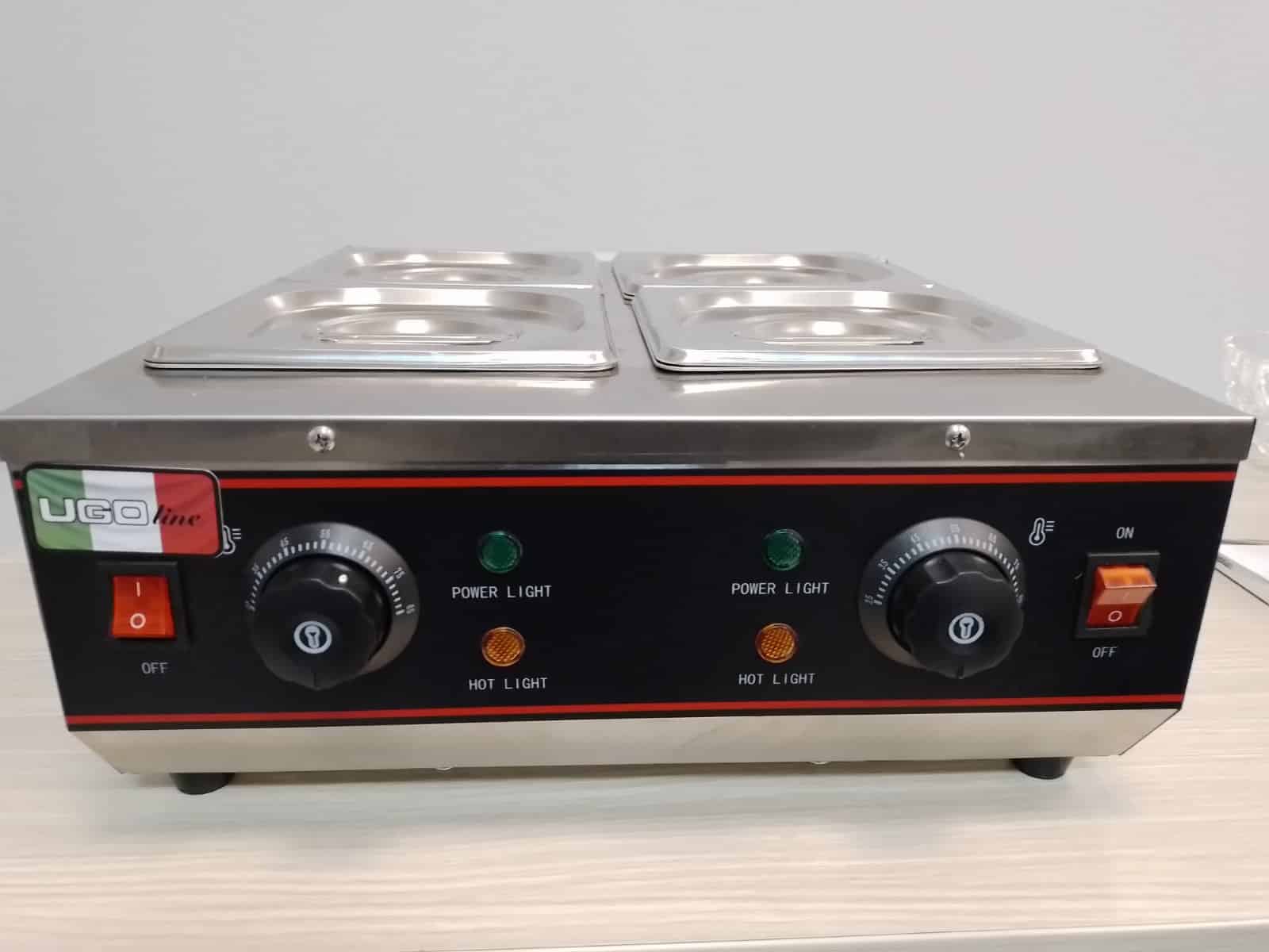 Bain marie za čokoladu Ideal Catering IW-24 — 4 posude GN 1/6 — termička oprema, Novi Sad