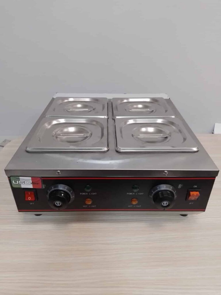 Bain marie za čokoladu Ideal Catering IW-24 — 4 posude GN 1/6