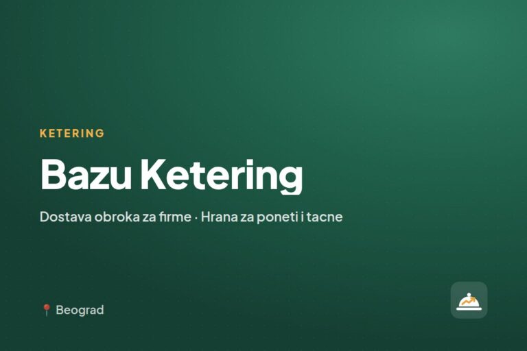 Bazu Ketering — roštilj ketering, Beograd