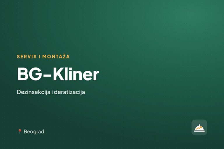 BG-Kliner — servis ugostiteljske opreme, Novi Sad