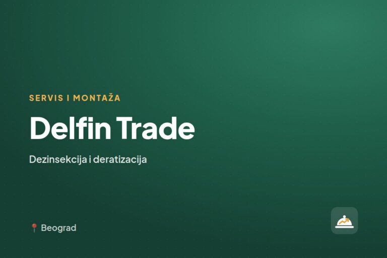 Delfin Trade — dezinsekcija i deratizacija, Beograd
