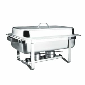 Diš pravougaoni Lacor, inox, grejanje na gel