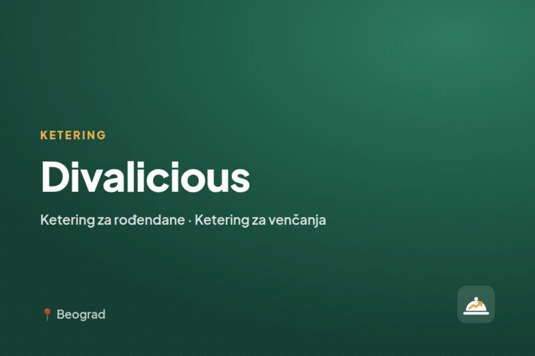 Divalicious — ketering za venčanja, Beograd
