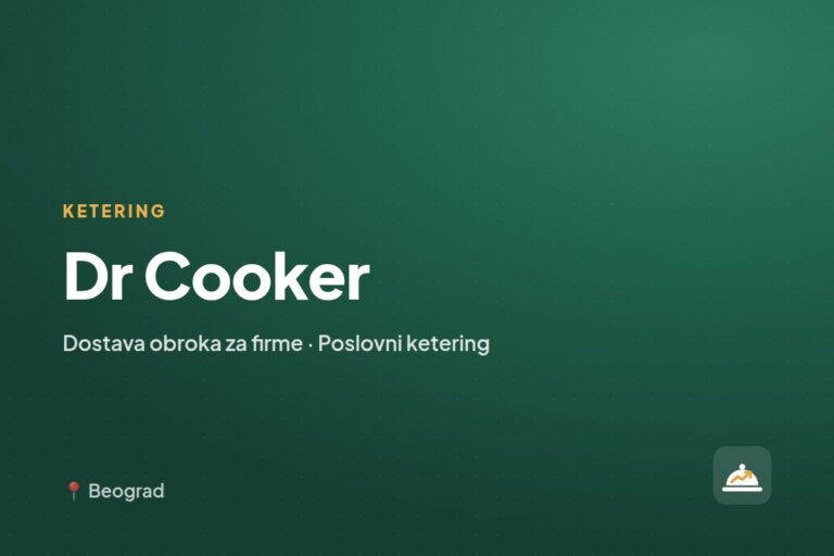 Dr Cooker — poslovni ketering, Beograd