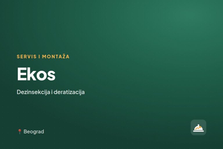 Ekos — servis ugostiteljske opreme, Novi Sad