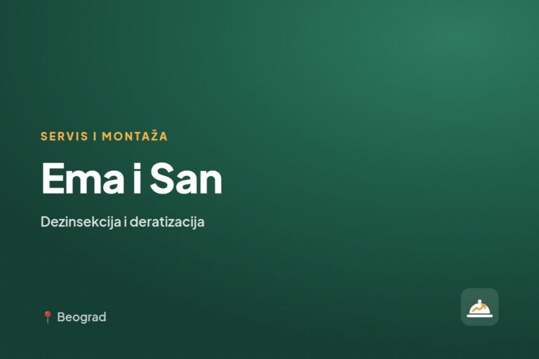 Ema i San — dezinsekcija i deratizacija, Novi Sad