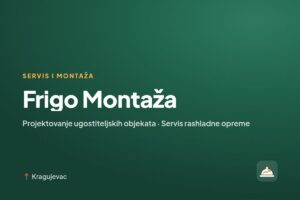 Frigo Montaža