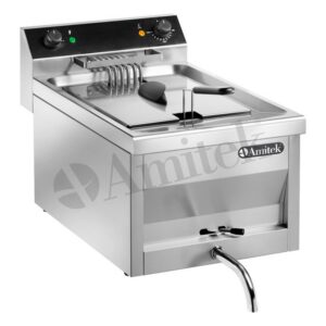 Friteza Amitek FC12 — stona, 12 l, 9 kW