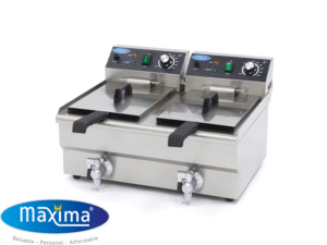 Friteza Maxima 2x10l, električna