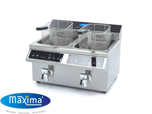 Indukciona friteza Maxima 2x8l, električna