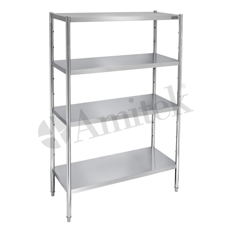Inox regal Amitek SCA104A — 1000x400x1800mm, 4 police — inox nameštaj i sudopere, Beograd