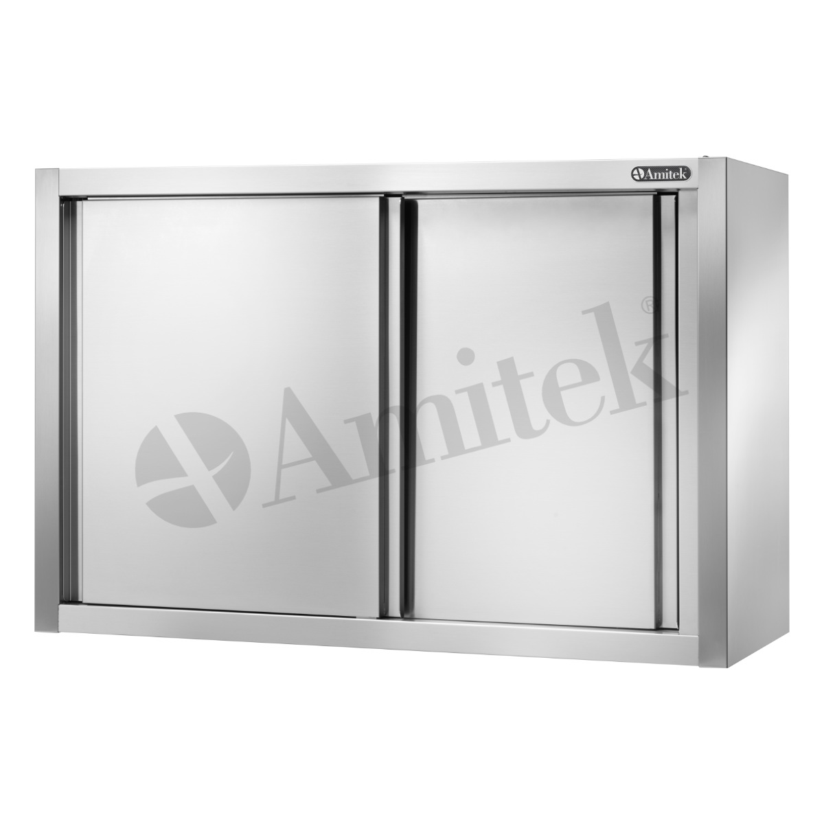 Inox viseći ormarić Amitek PCA100 VT — 1000x400x660mm, klizna vrata — inox nameštaj i sudopere, Beograd