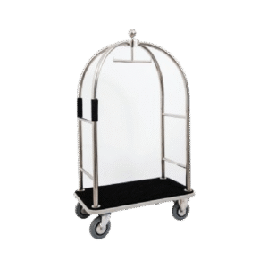 Kolica za prtljag Evinoks — inox, 112x62x185 cm