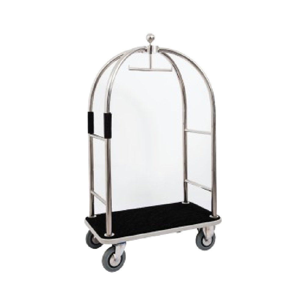 Kolica za prtljag Evinoks — inox, 112x62x185 cm — ugostiteljska oprema, Beograd