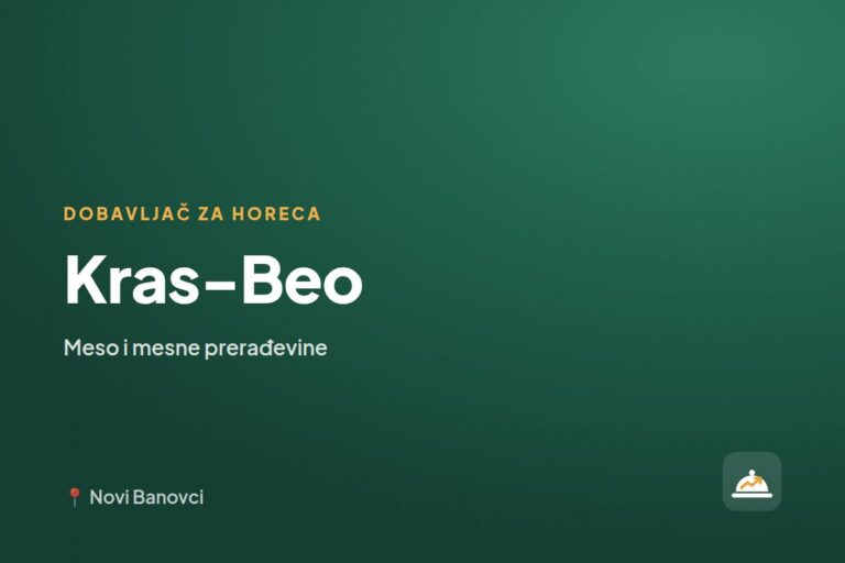 Kras-Beo — dobavljač za ugostiteljstvo, Beograd