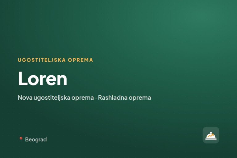 Loren — prodavac ugostiteljske opreme, Beograd