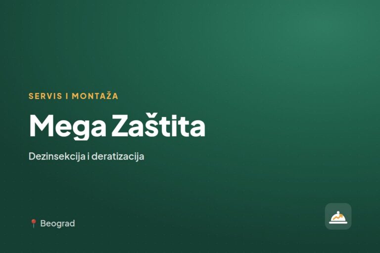 Mega Zaštita — dezinsekcija i deratizacija, Beograd