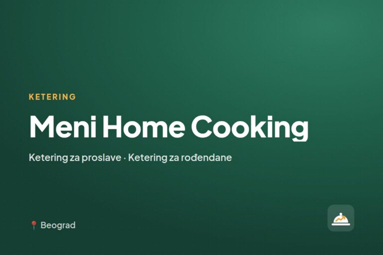 Meni Home Cooking — koktel i finger food ketering, Beograd