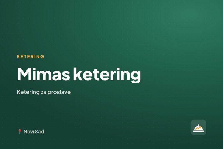 Mimas ketering — ketering firma, Novi Sad