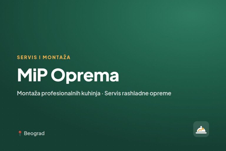 MiP Oprema — servis rashladne opreme, Beograd