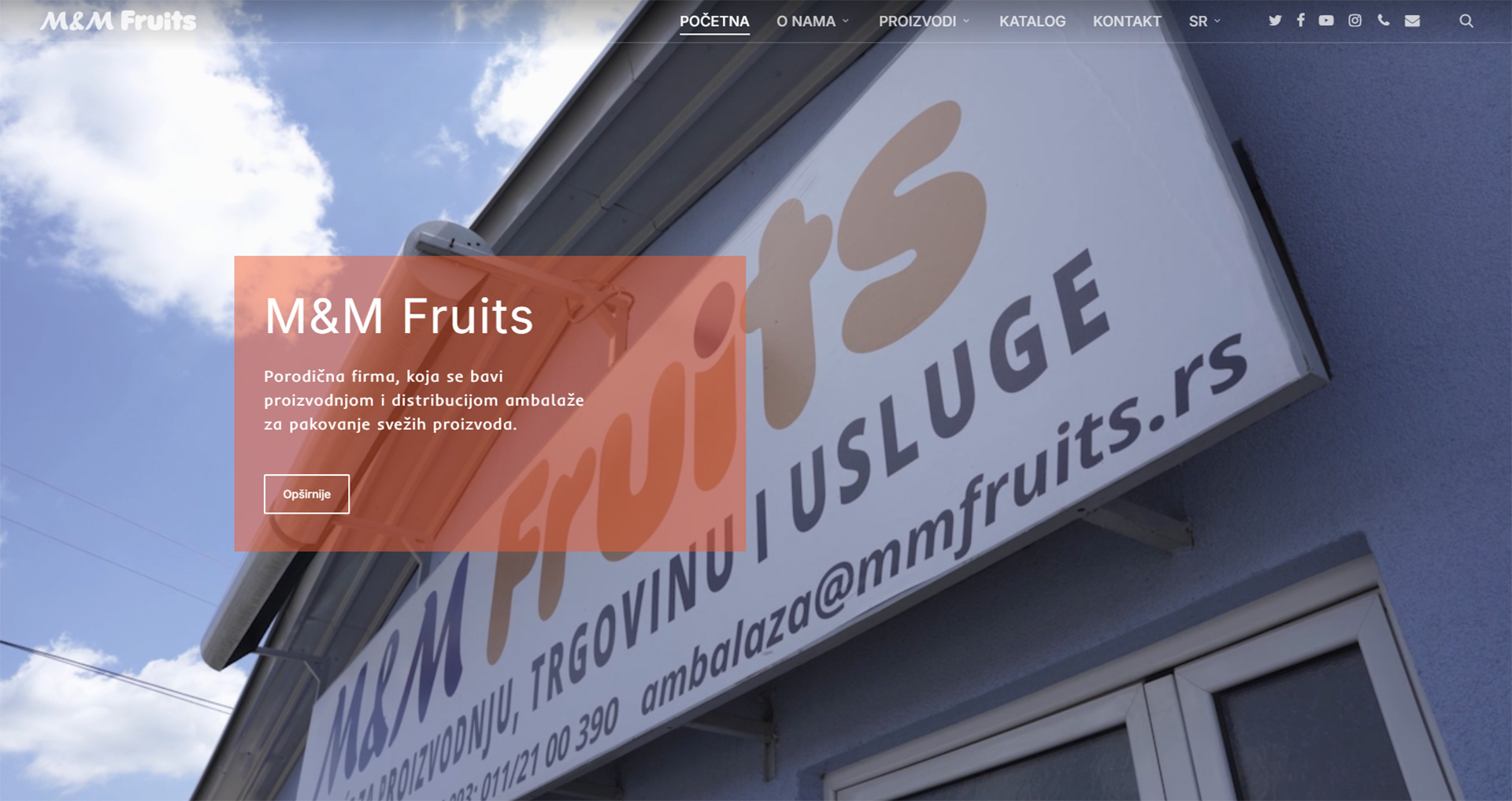 M&M Fruits — dobavljač za ugostiteljstvo, Ruma