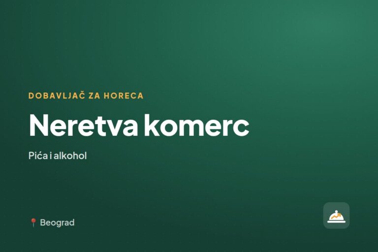Neretva komerc — veleprodaja pića, Beograd