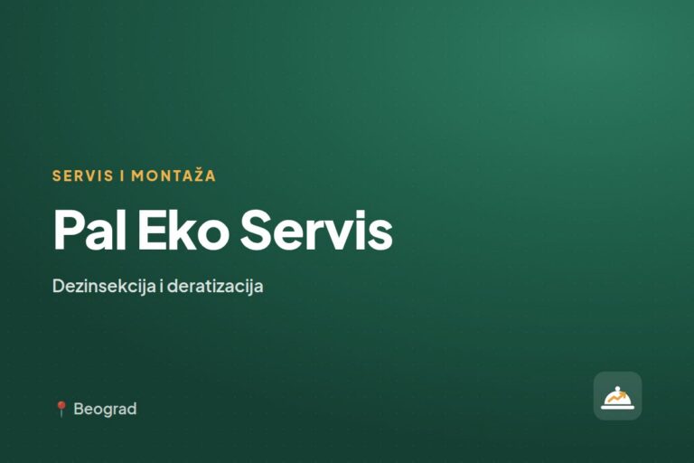 Pal Eko Servis — dezinsekcija i deratizacija, Beograd