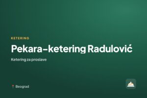 Pekara-ketering Radulović