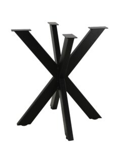 Postolje za sto Cross 120 — Union Drvo, čelično, crno