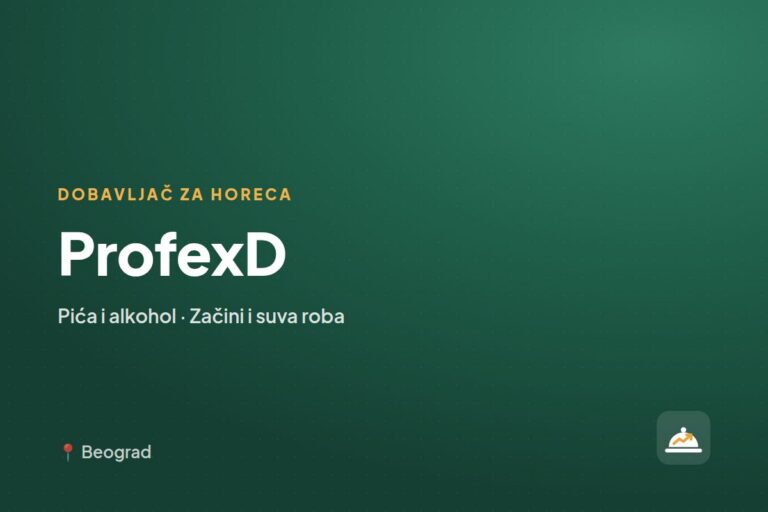 ProfexD — dobavljač začina i suve robe, Beograd