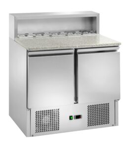 Rashladni pult Amitek AK940P — 2 vrata, salatar, granit površina