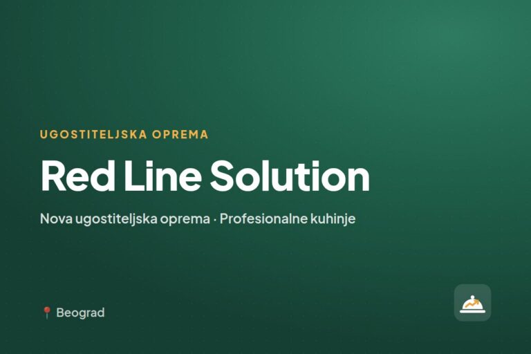 Red Line Solution — opremanje profesionalnih kuhinja, Beograd