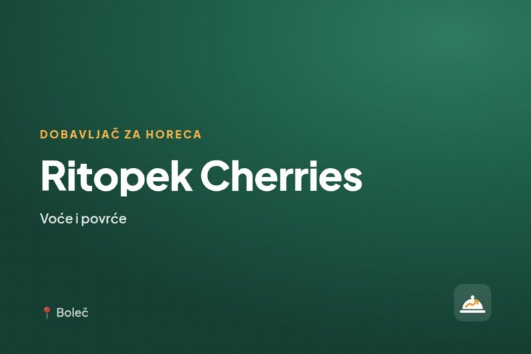 Ritopek Cherries — dobavljač za ugostiteljstvo, Beograd