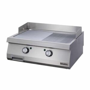 Roštilj Ozti serija 700 — električni/gasni, inox, 40/70/28 cm ili 80/70/28 cm