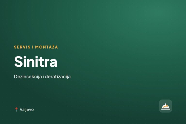 Sinitra — servis ugostiteljske opreme, Valjevo