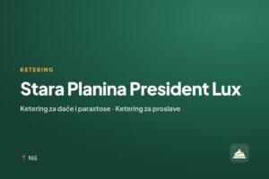 Stara Planina President Lux