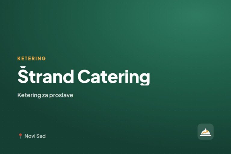 Štrand Catering — ketering firma, Novi Sad