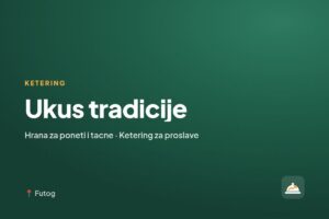 Ukus tradicije