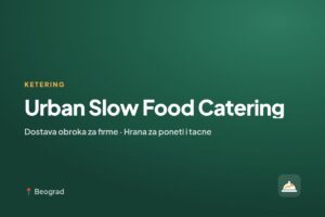 Urban Slow Food Catering