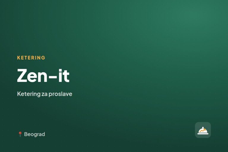 Zen-it — ketering za kućne proslave, Beograd