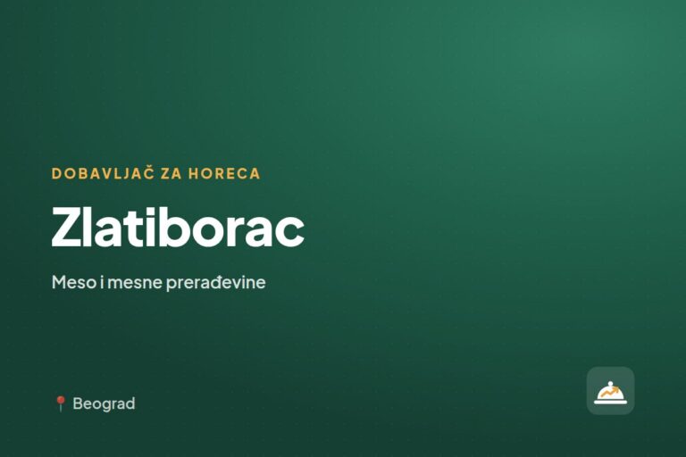 Zlatiborac — dobavljač mesa, Kragujevac
