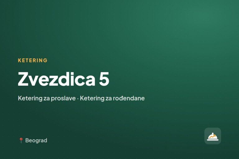 Zvezdica 5 — koktel i finger food ketering, Beograd