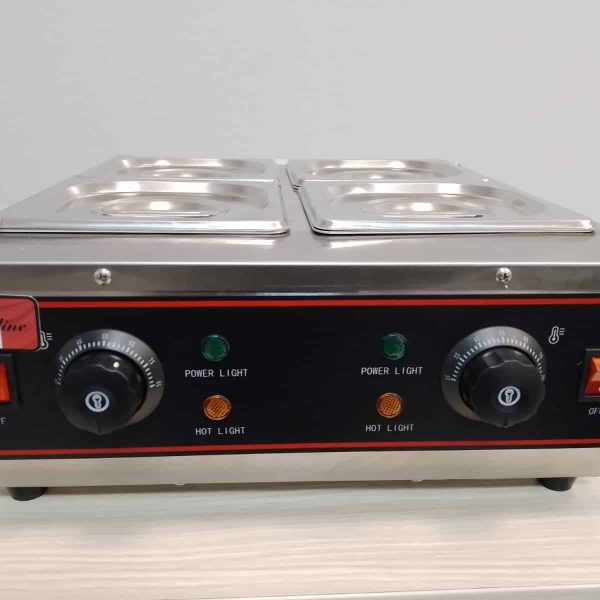 Bain marie za čokoladu Ideal Catering IW-24 — 4 posude GN 1/6