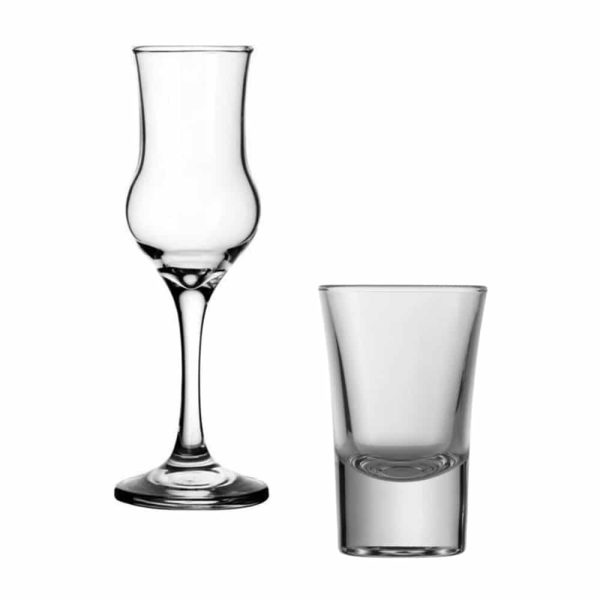 Čaša za rakiju — Cheerio 3,4 cl i Ariadne 9 cl