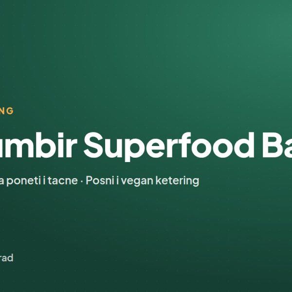 Đumbir Superfood Bar
