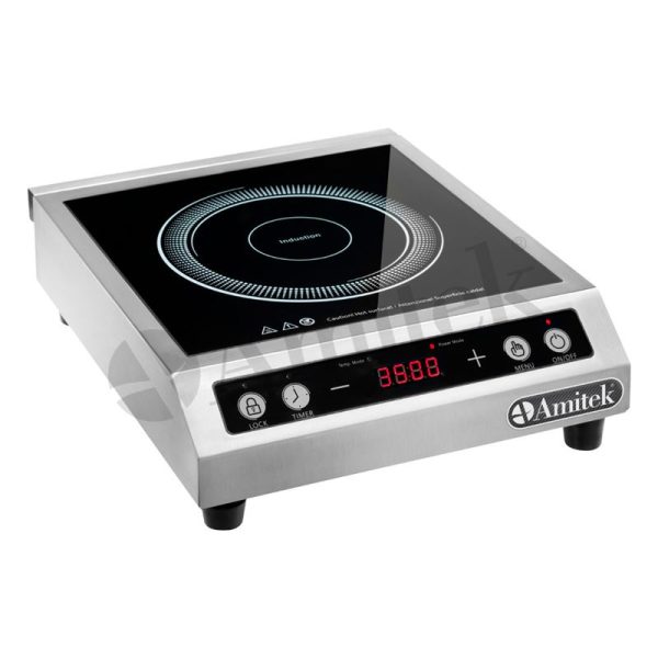 Indukcijska ploča Amitek TT 350 Touch — 1 ringla, 3,5 kW