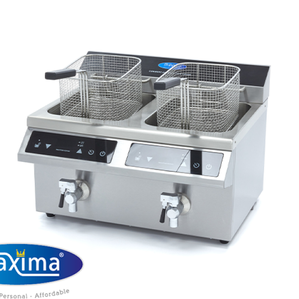 Indukciona friteza Maxima 2x8l, električna
