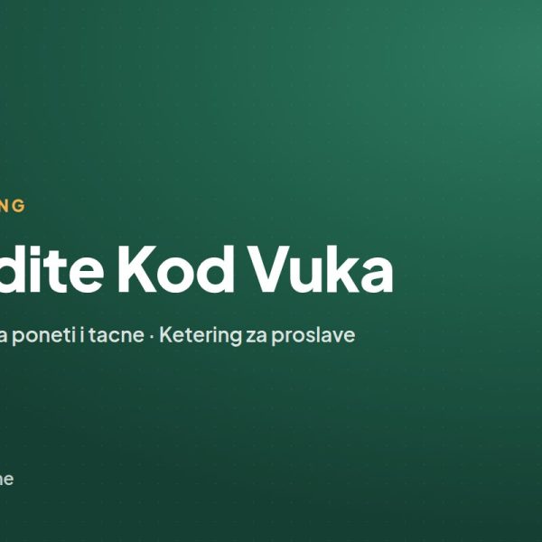 Jedite Kod Vuka