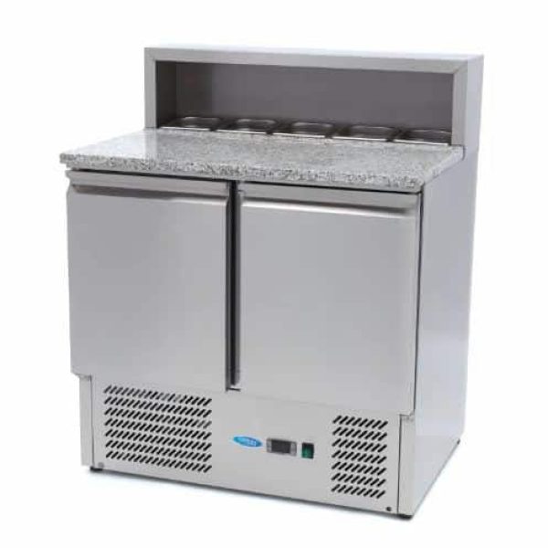 Pica sto Maxima 90 cm, 2 vrata, 5×1/6 GN, inox
